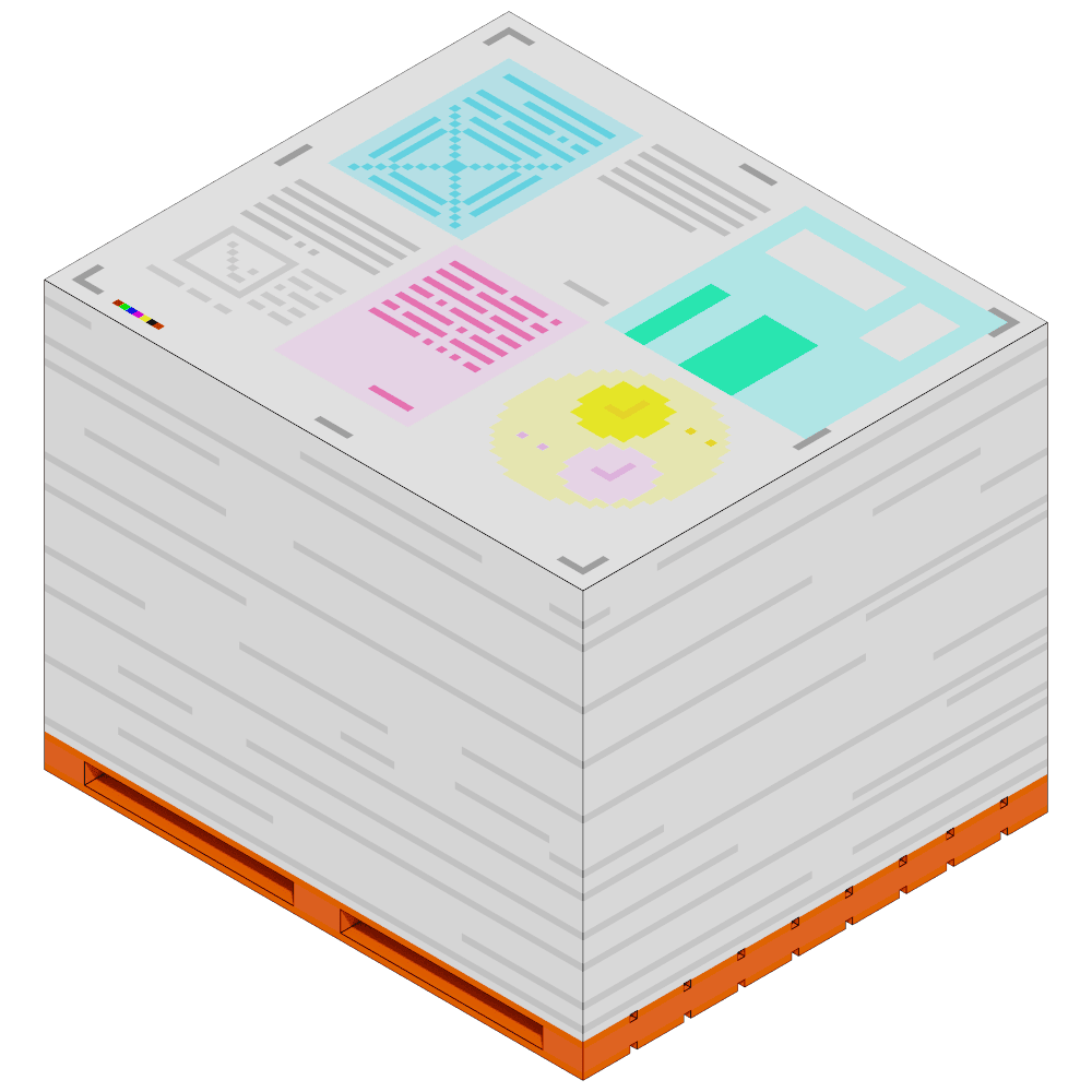 Palete com Papel